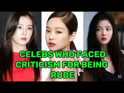 8 Asian celebrities criticized their rude behaviors