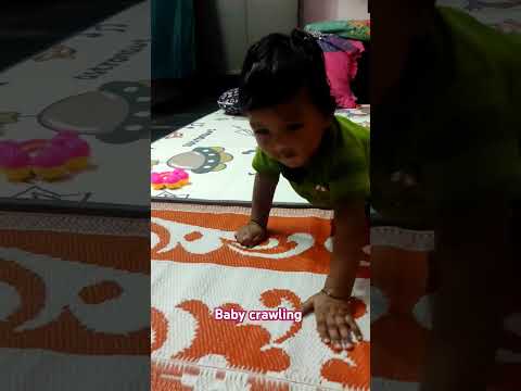 Baby crawling #new born baby #Hanuman crawling