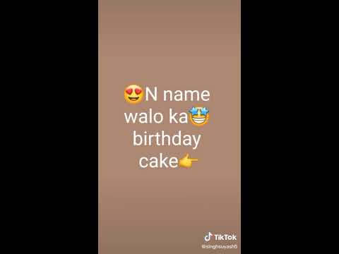 Tiktok funny video about name 's cake