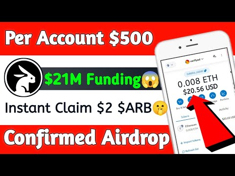 Instant Claim $2 $ARB Token | Earn $500 Rabbithole Airdrop | Instant Claim Airdrop