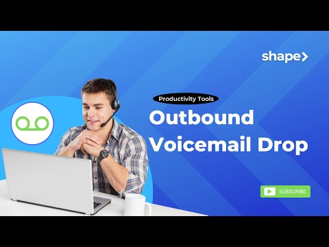 Outbound Voicemail Drop Recordings in Shape Software