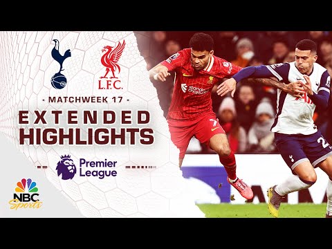 Tottenham Hotspur v. Liverpool | PREMIER LEAGUE HIGHLIGHTS | 12/22/2024 | NBC Sports