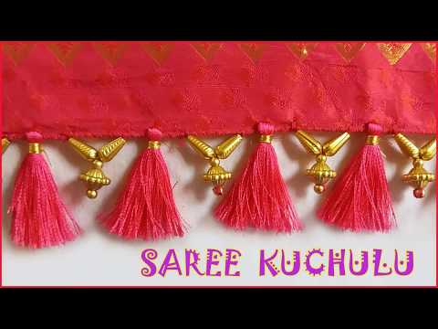 saree kuchu preparation / how to make saree kuchu designs