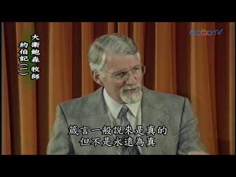 【高畫質 清晰版】約伯記（一）│ 大衛鮑森 David Pawson