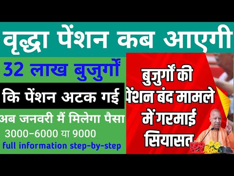 🔥वृद्धा पेंशन का पैसा कब मिलेगा। Vridha Pension Kab Aayegi। Old Age Pension Kab Aayegi 2024