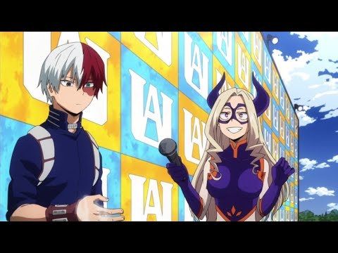 Mt. Lady interviews Shoto! | My Hero Academia Season 5 Episode 13