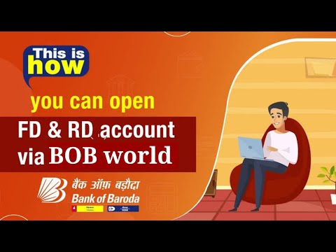 BOB Fixed Deposit online | BOB FD interest rates 2024 #tech_kurippugal #fixeddeposit #bobworld