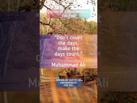 Be Inspired by Muhammad Ali! - Quote 15/100 Famous Quotes Challenge #Shorts #Quotes #ForYou