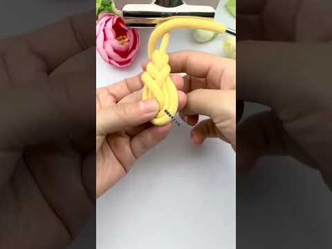 Single-line Pipa knot, rope braiding skills sharing, handmade DIY, fancy knotting, knotting skil