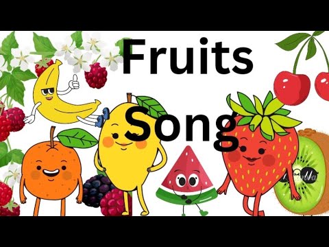 #Fruitsong|funandlearning|#kindergarten|#animated|#fruit|#fruitsname|#educationalvideosforchildren|