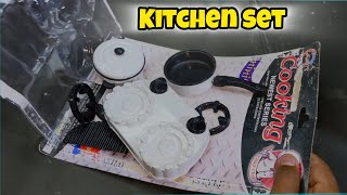 2 minutes Satisfying With Unboxing Mini Kitchen set| #kitchen #kitchensettoy #unboxing