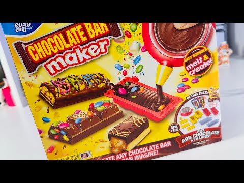 Chocolate 🍫 Bar Maker #candybar #asmr #nostalgia