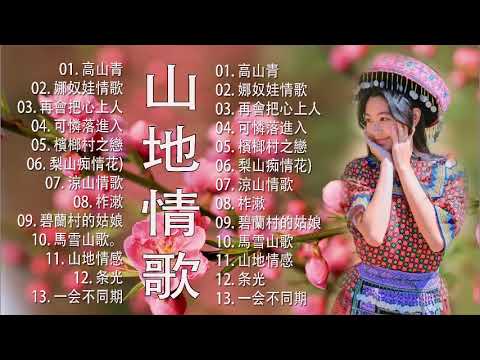 山地情歌最好的 🎵可憐落魄人+娜奴娃情歌+飲酒歌+山地情歌+山地純情花+山莊姑娘+好好珍惜+山地門邁雅+杵歌+阿美族舞曲+檳榔村之戀