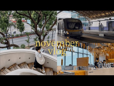 🎥 2023 november recap vlog | life lately, ronac art center, work-life balance