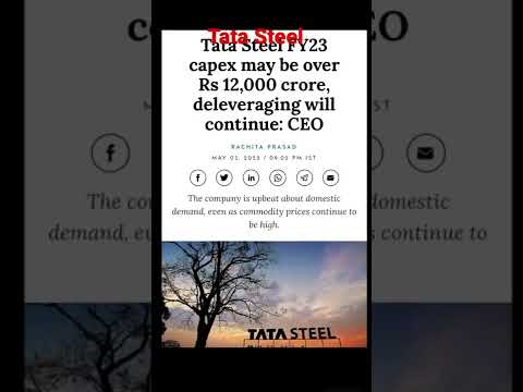 🔥Stock market latest news today | Tata steel share news | #sharemarketnews #shorts #tatasteel