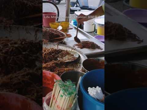 槟城关丹律经早市市集经济炒米粉早餐 Penang Kuantan Road Morning Market Economy Fried Bee Hoon Breakfast #炒米粉 #槟城美食 #炒面