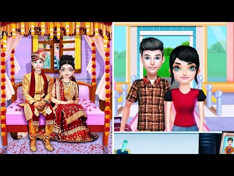 Royal Indian Wedding and Honeymoon 🏩 Days - Indian Wedding Games