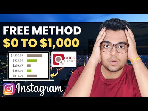 Made First $1,000 Using Affiliate Marketing + Ai | ClickBank Free Traffic Method 2023 | Hindi