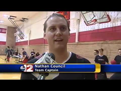 SVSU Dodgeball feature on ABC News 12 - Story by Justin Betti