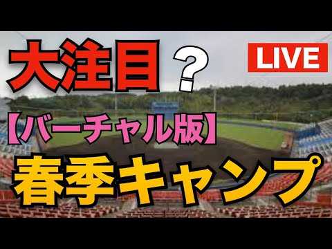 大注目！バーチャル春季キャンプが熱すぎた！