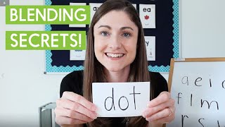 5 Secrets for Teaching Beginning Readers to Blend Sounds