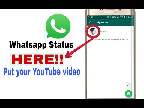 How To Put Youtube Video As Whatsapp Status "2018"