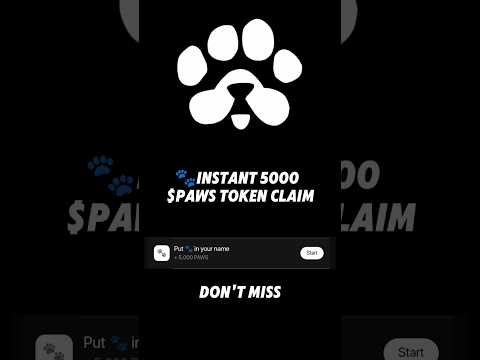 PAWS MINI GAME🐾 |  PAWS AIRDROP update | NEW PROJECT LIKE DOGS | DONT MISS IT #paws #dogs #games