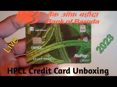 Bank of baroda hpcl credit card unboxing 2023 | bob hpcl energie credit card unboxing 2023