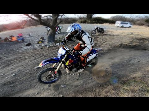 63歳(元MX国際B)と61歳(普通人)が河原を爆走してみた