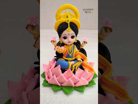 Navaratri Special 🙏🎊💕(Day-6) Maa Lakshmi Devi Making With Clay 💕🙏🥥🌺Jai Maa Durga🙏🥥🌺