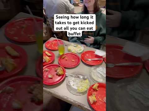 Seeing how long it takes to get kicked out of “All You Can Eat” arcade buffet