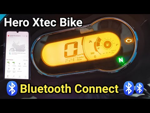 Hero Bike Bluetooth Connection hero splendor plus xtec / hero super splendor xtec/ hero glamour xtec