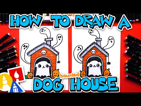 How To Draw A Haunted Dog House