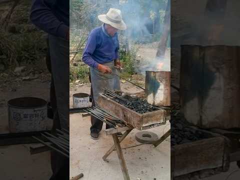 中國鄉村集市上的鐵匠/Blacksmiths in China's rural markets#集市#铁匠