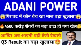 ADANI POWER SHARE LATEST NEWS | ADANI POWER SHARE PRICE | ADANI POWER SHARE TOMORROW TARGET | ADANI