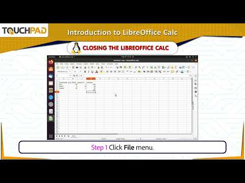 Closing the Libre Office Calc|𝐂𝐡 07|Plus 𝐕𝐞𝐫3.𝟏|𝐂𝐥𝐚𝐬𝐬 𝟎5