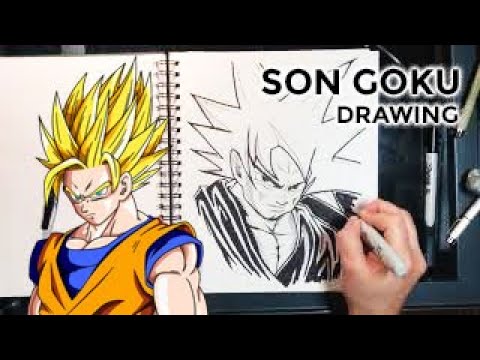 Son Goku Speed Drawing