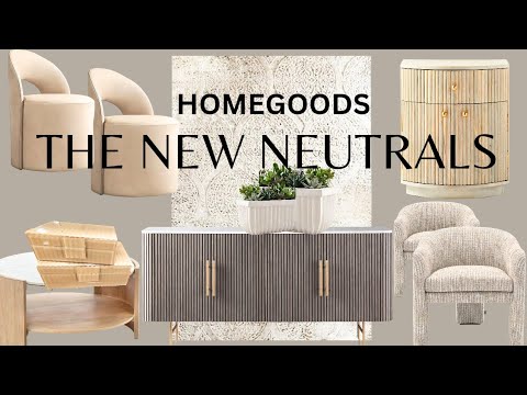 NEUTRAL DESIGN TRENDS AT HOMEGOODS | All Desinger Dupes | Beautiful Decor & Furniture