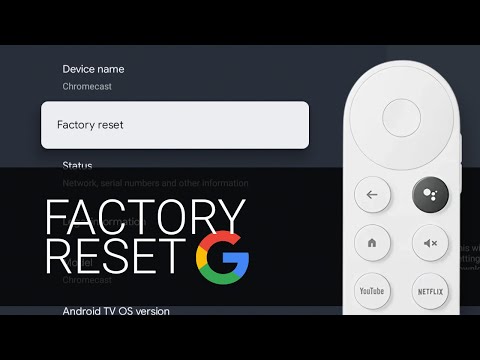 How-to Factory Reset Chromecast with Google TV (CCWGTV) - Deregister & Completely Erase Everything