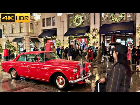 London Christmas Highlights-2024 I London’s Christmas Markets Rush After the Rain[4K HDR]