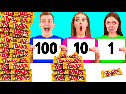 100 Layers of Food Challenge | Amazing Cooking Hacks by PaRaRa Challenge