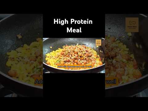 Weight Loss Sprouts Poha Recipe | #short #food #recipe # weight loss #cooking #song #yt