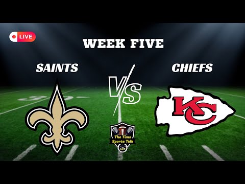 LIVE! MNF! New Orleans Saints Vs Kansas City Chiefs! Play By Play / Analysis