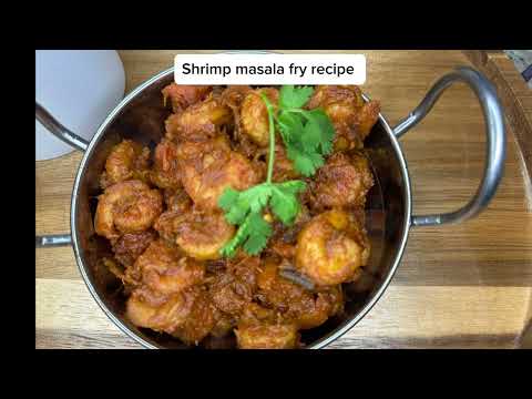 Shrimp Masala Fry Recipe/ Prawns Fry Curry Recipe/Royyala Vepudu