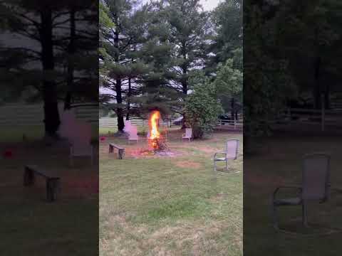 Bottle Rocket Bonfire Lighting #shorts