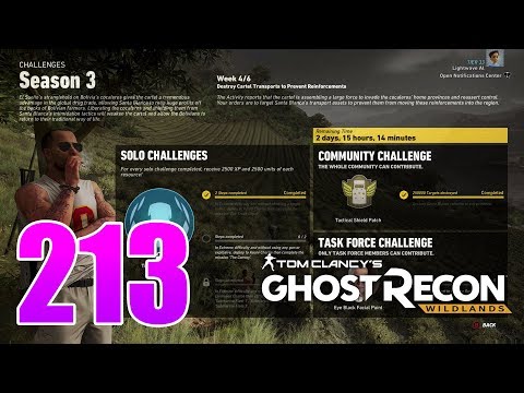 Ghost Recon Wildlands Ep 213 - S03W04 Solo Challenge 1 - "The Truck Depot" EXTREME