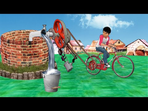 Homemade Water Pump Desi Jugaad Hindi Kahaniya Bedtime Hindi Moral Stories New Funny Comedy Video