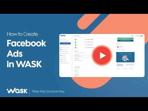 How to create Facebook and Instagram ad in Wask ?