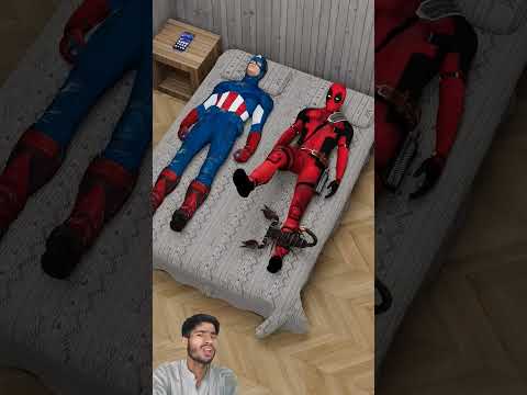 Captain America Wants to Sleep 😴 #marvel #avengers #stopmotion #animation