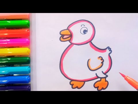 Drawing and Painting  Little Chick Princess for Kids Toddlers | Simple Drawing, Coloring #drawing